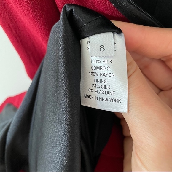 Kimora Lee Simmons Silk Pleated Neckline Dress - Picture 11 of 12